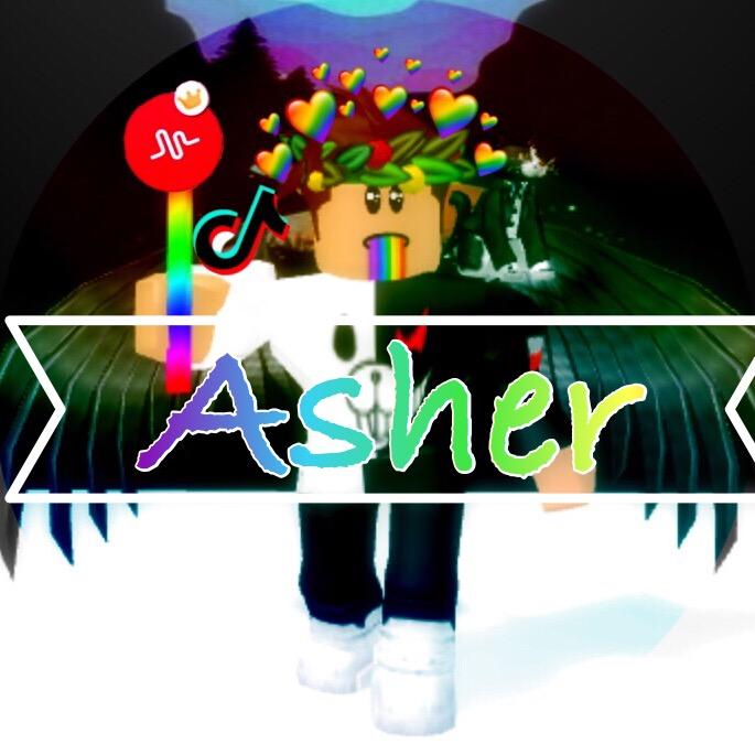 Asher Roblox Rainbow Ash Tiktok Profile - ash roblox