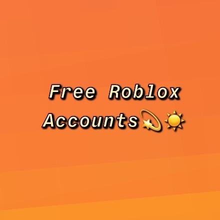 Free Roblox Acounts