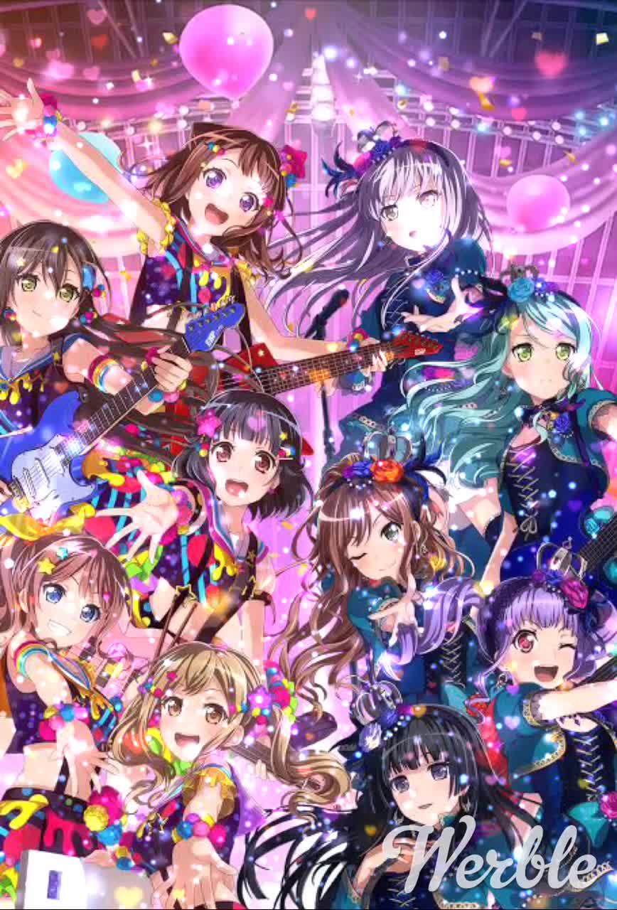 バンドリ ポピパ Roselia ダイナミック壁紙 リクエストありがとう Kobayan Bangdream Tiktok Video