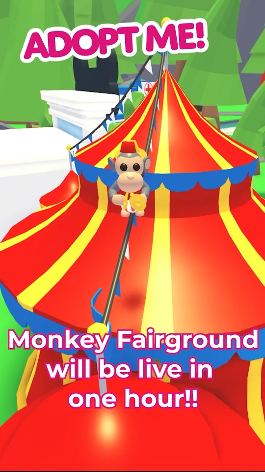 Roblox Adopt Me Monkey Fairground